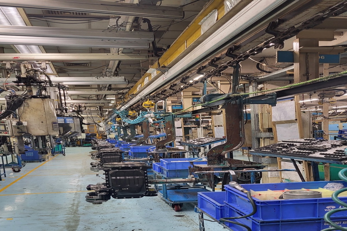 Real Time Detection of missing component & torque measurement in moving J Hook engine assembly line