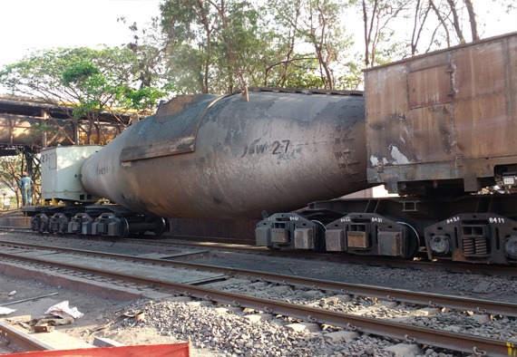 monitoring of Leaf Spring Stack for torpedo Ladle Car