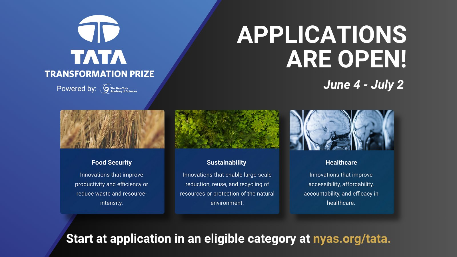 Tata Transformation Prize 2025