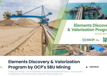 Elements Discovery & Valorization Program by OCP's SBU Mining