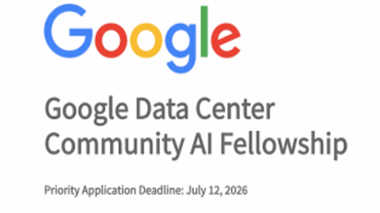 Fully-Funded Google AI Fellowship 2026 for Community Leaders