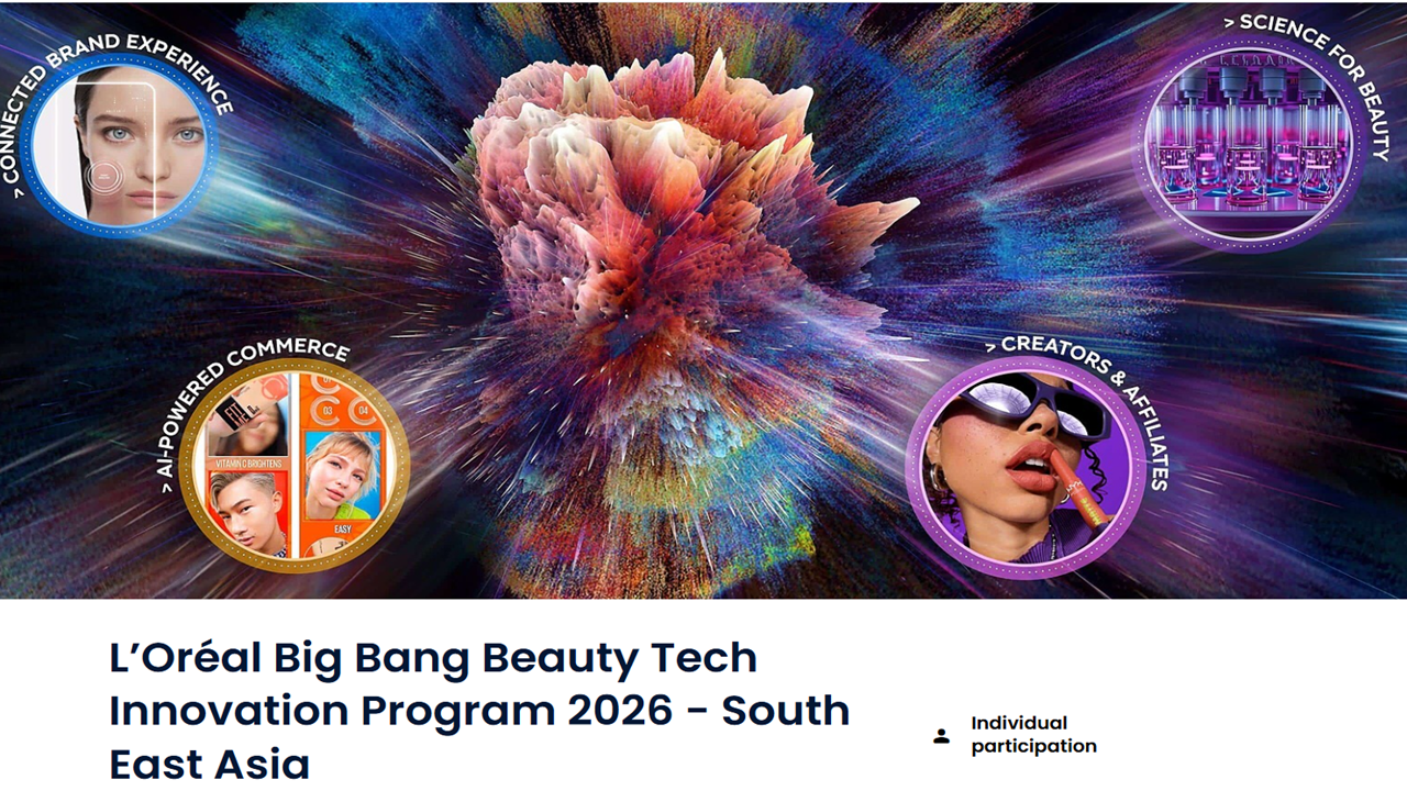 L’Oréal Big Bang Beauty Tech Innovation Program 2026