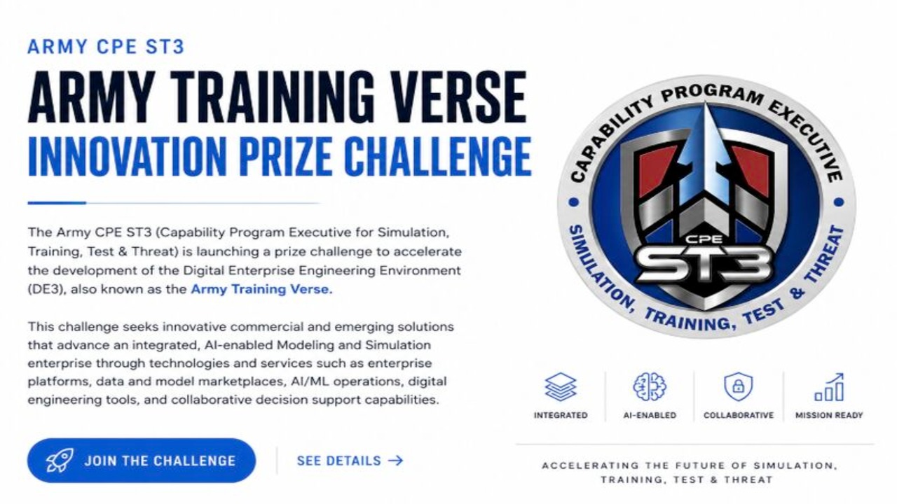 Army Training Verse Innovation Prize Challenge