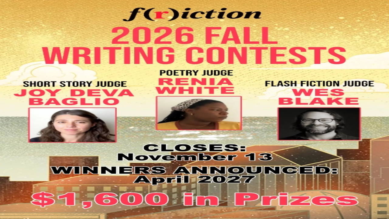 F(r)iction Fall 2026 Writing Contests