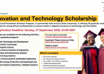 2027 Innovation and Technology Scholarship Application